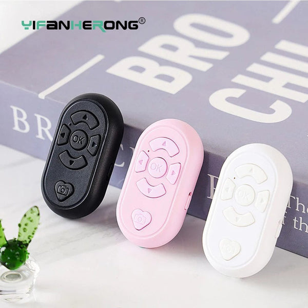 Planet Gates Bluetooth-compatible Wireless Remote Control Phone Selfie Video Controller For Android Ios Remote Button Rechargeable Type-C