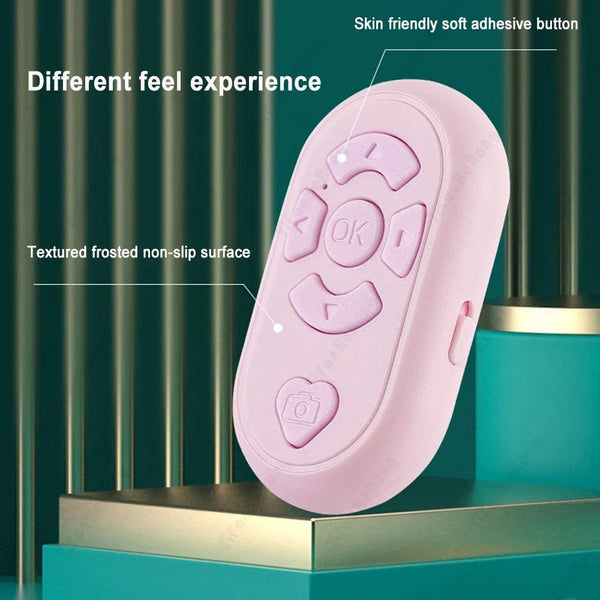 Planet Gates Bluetooth-compatible Wireless Remote Control Phone Selfie Video Controller For Android Ios Remote Button Rechargeable Type-C