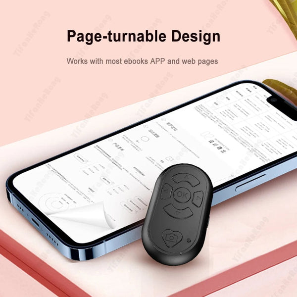 Planet Gates Bluetooth-compatible Wireless Remote Control Phone Selfie Video Controller For Android Ios Remote Button Rechargeable Type-C
