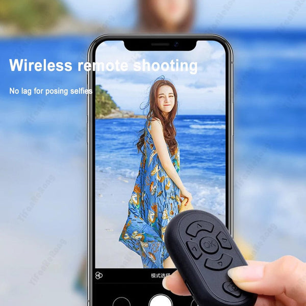 Planet Gates Bluetooth-compatible Wireless Remote Control Phone Selfie Video Controller For Android Ios Remote Button Rechargeable Type-C