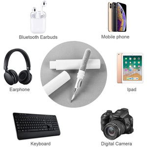 Planet Gates Bluetooth Earphones Cleaning Tool for Airpods Pro 3 2 1 Durable Earbuds Case Cleaner Kit Clean Brush Pen for Xiaomi Airdots 3Pro