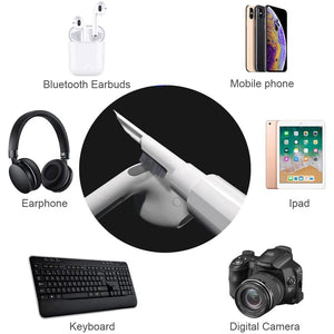 Planet Gates Bluetooth Earphones Cleaning Tool for Airpods Pro 3 2 1 Earbuds Case Cleaner Kit Cleaning Brush Pen for Xiaomi iPhone Earbuds
