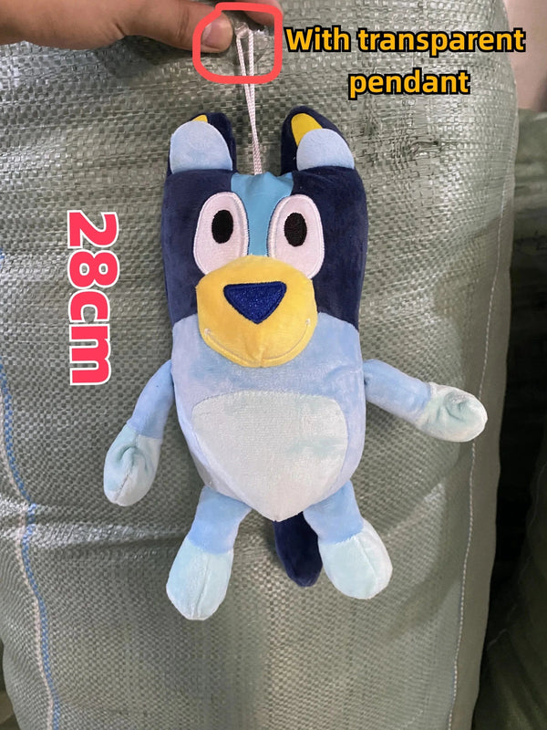 Planet Gates Bluey 28cm 28cm 17cm Bluey Family Plush Toys Cute Simulation Pet Dog Patrol Bingo Sister Kawai Plush Children's Toy Doll Birthday Gift Toy