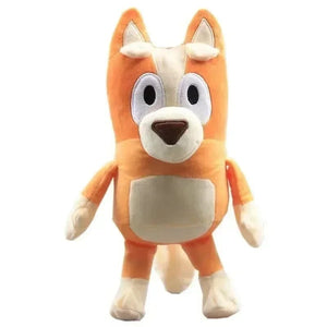 Planet Gates Bluey 28cm 28cm 17cm Bluey Family Plush Toys Cute Simulation Pet Dog Patrol Bingo Sister Kawai Plush Children's Toy Doll Birthday Gift Toy