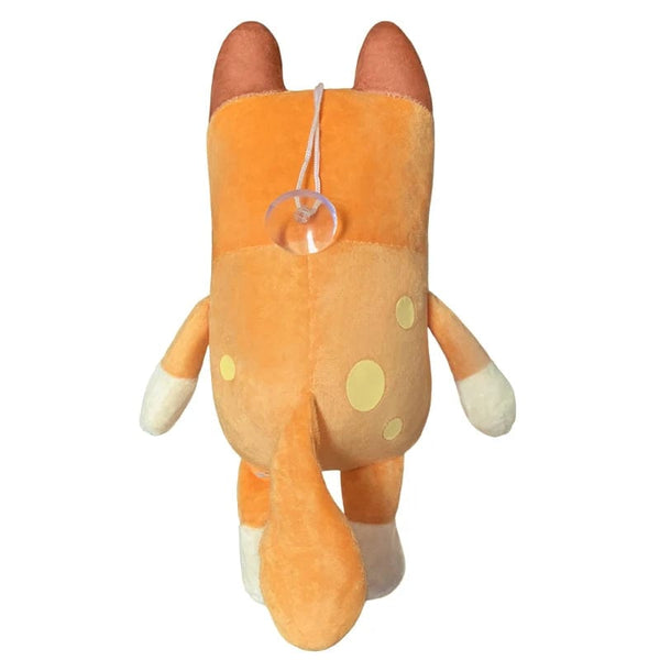 Planet Gates Bluey 28CM Anime Figures Family Bingo Plush Dolls Animation Peripheral Dog Dad Bandit And Mom Chilli Stuffed Toys Kids Gift