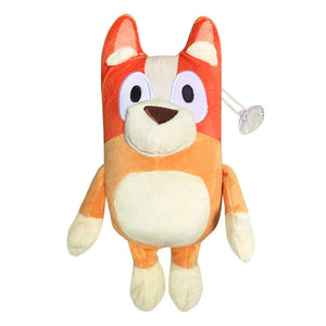 Planet Gates Bluey 28CM Anime Figures Family Bingo Plush Dolls Animation Peripheral Dog Dad Bandit And Mom Chilli Stuffed Toys Kids Gift