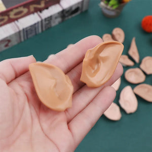 Planet Gates blyth doll icy toy ears toy white natural tan dark and super black skin, only ears no doll