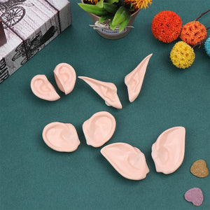 Planet Gates blyth doll icy toy ears toy white natural tan dark and super black skin, only ears no doll