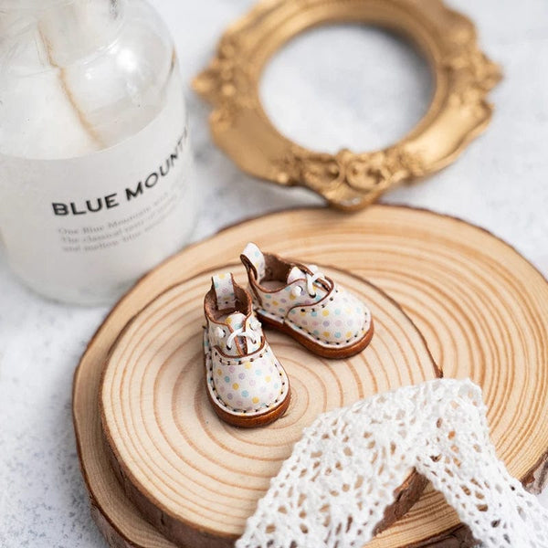 Planet Gates Blythe Baby Shoes Mini Toy Accessories OB22 Shoes Checker Shoes Small Cloth UFDOLL Mini Body OB24 Handmade Cowhide Shoes
