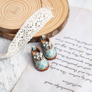 Planet Gates Blythe Baby Shoes Mini Toy Accessories OB22 Shoes Checker Shoes Small Cloth UFDOLL Mini Body OB24 Handmade Cowhide Shoes