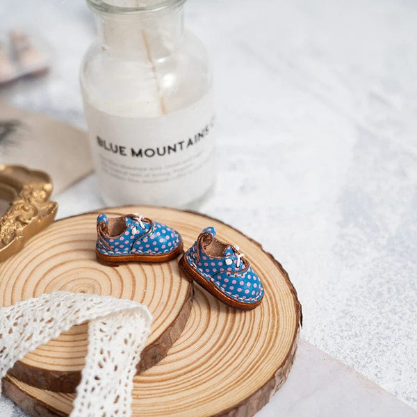 Planet Gates Blythe Baby Shoes Mini Toy Accessories OB22 Shoes Checker Shoes Small Cloth UFDOLL Mini Body OB24 Handmade Cowhide Shoes