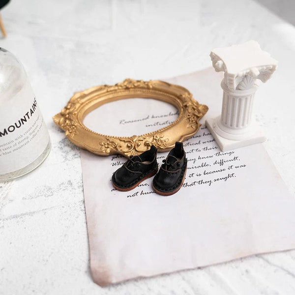 Planet Gates Blythe Baby Shoes Mini Toy Accessories OB22 Shoes Checker Shoes Small Cloth UFDOLL Mini Body OB24 Handmade Cowhide Shoes