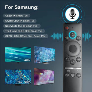 Planet Gates BN59-01312F BN59-01312F Voice Remote Compatible for Samsung Smart TV QLED UHD 4K 8K Q60 Q70 Q80 Q90 8 Series 9 Series TU8000 AU8000