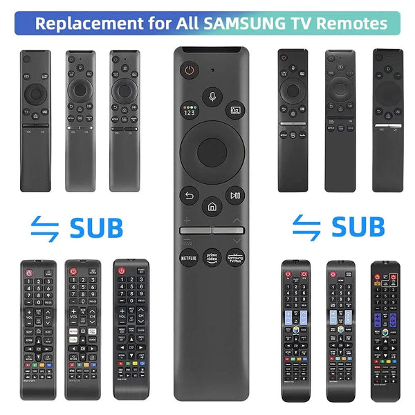 Planet Gates BN59-01330A 01329A BN59-01330A BN59-01329A Replacement Voice Remote Control for Samsung TV LED QLED UHD SUHD HDR LCD HDTV 4K 8K 3D Curved Smart TVs