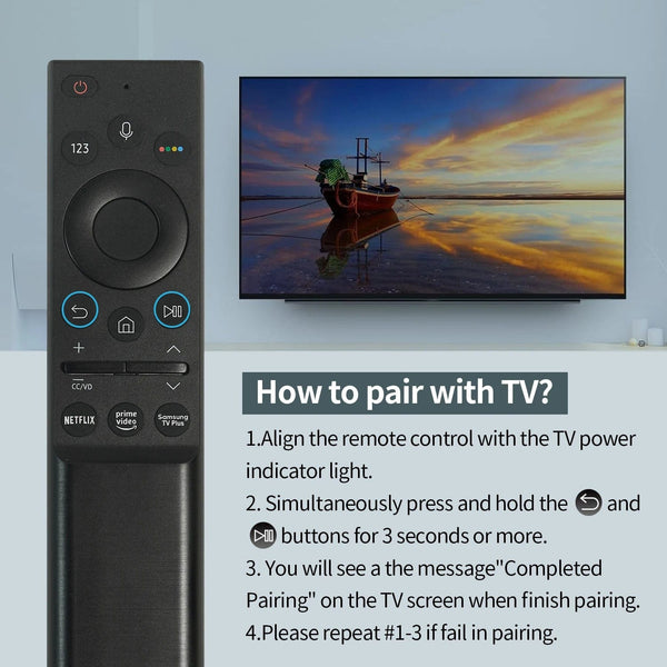 Planet Gates BN59-01363A Voice BN59-01363A for Samsung-Smart-TV-Remote, New Upgraded for Samsung Remote Control