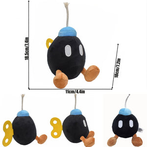 Planet Gates Bob-omb B / CHINA / 11cm-30cm New Mario Bros Plush Koopa Troopa Bulrush Chain Chomp Armad Bullet Bill Bob-omb Dry Bones Stuffed Dolls Soft Toys Birthday Gift