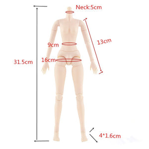Planet Gates Body A 14'' Nude Baby Body with Multi-joint for 36cm Doll 1/4 Accessories Toys for Girls