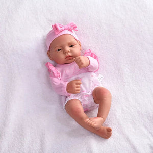 Planet Gates bodysuitPK / girl 16inch Full Body Silicone Bebe Reborn Doll Soft Dolls Lifelike Baby Vinyl Bebe Doll Cute Reborn Baby Doll For Girls Doll Toys