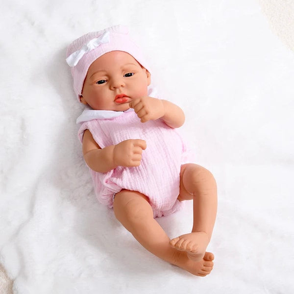 Planet Gates bodysuitPK / girl 16inch Full Body Silicone Bebe Reborn Doll Soft Dolls Lifelike Baby Vinyl Bebe Doll Cute Reborn Baby Doll For Girls Doll Toys