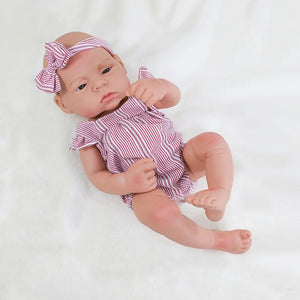 Planet Gates bodysuitPK / girl 16inch Full Body Silicone Bebe Reborn Doll Soft Dolls Lifelike Baby Vinyl Bebe Doll Cute Reborn Baby Doll For Girls Doll Toys