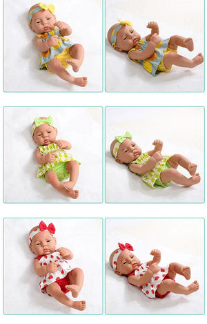 Planet Gates bodysuitPK / girl 16inch Full Body Silicone Bebe Reborn Doll Soft Dolls Lifelike Baby Vinyl Bebe Doll Cute Reborn Baby Doll For Girls Doll Toys