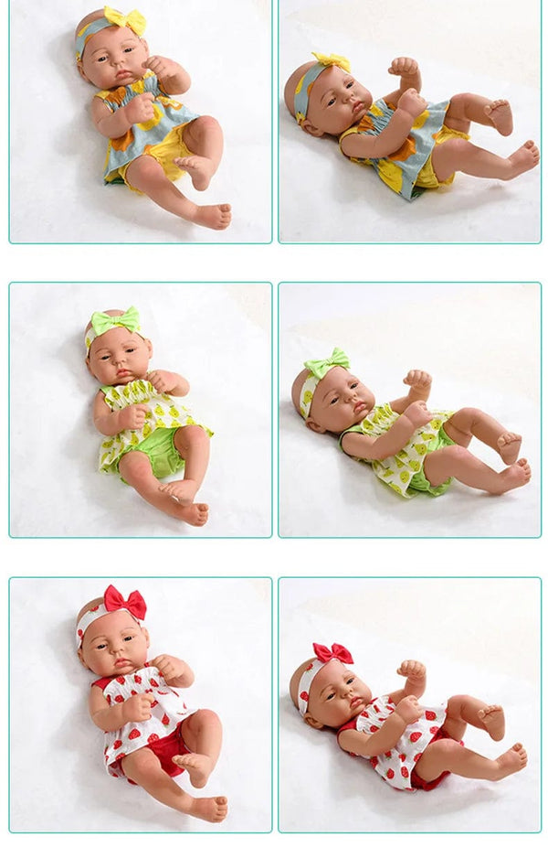 Planet Gates bodysuitPK / girl 16inch Full Body Silicone Bebe Reborn Doll Soft Dolls Lifelike Baby Vinyl Bebe Doll Cute Reborn Baby Doll For Girls Doll Toys