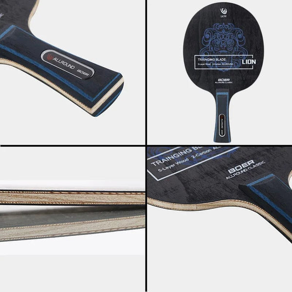 Planet Gates Boer Lion Table Tennis Blade 5+2 Wood Ping Pong Blade Good for Attack with Fine Control