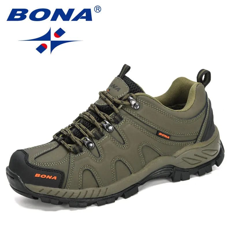 Planet Gates BONA New Arrival Classics Style Men Hiking Shoes Lace Up Men Sport Shoes Outdoor Jogging Trekking Sneakers Fast Free Shipping