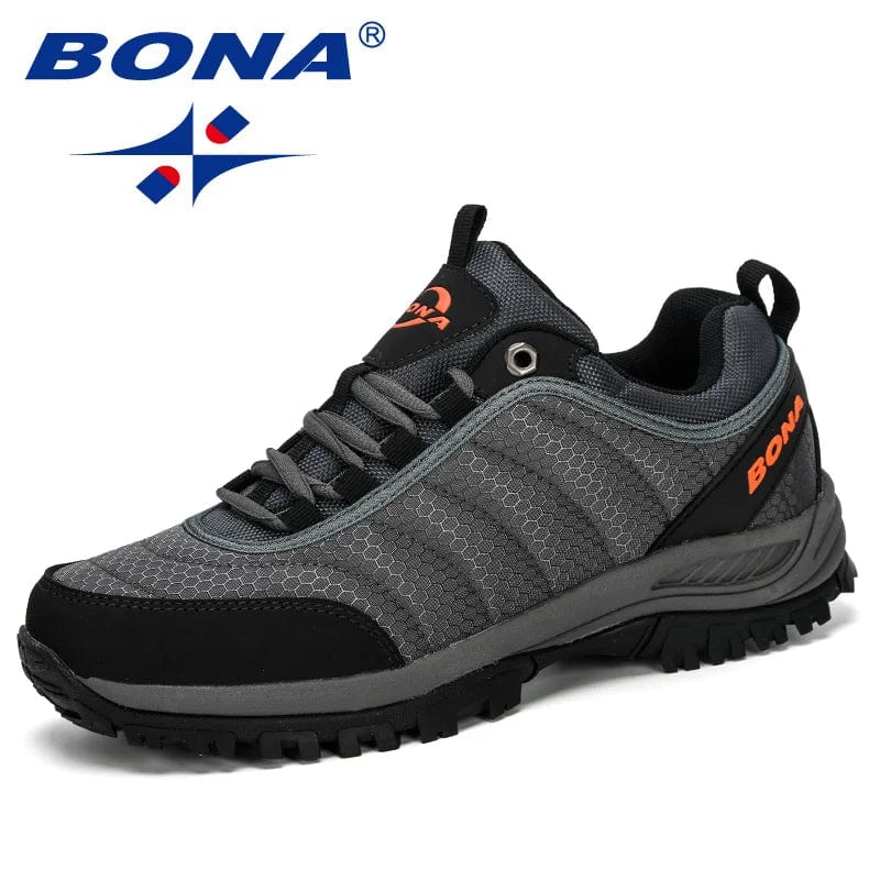Planet Gates BONA New Arrival Hiking Shoes Man Mountain Climbing Shoes Outdoor Trainer Footwear Men Trekking Sport Sneakers Male Comfy