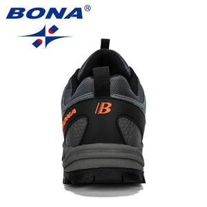 Planet Gates BONA New Arrival Hiking Shoes Man Mountain Climbing Shoes Outdoor Trainer Footwear Men Trekking Sport Sneakers Male Comfy