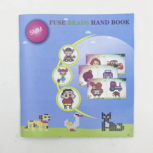 Planet Gates book 5mm 1000PCS  Black white gray blue green purple Hama Beads for Kids Iron Fuse Beads diy Puzzles Pixel Art Gift Children Toy