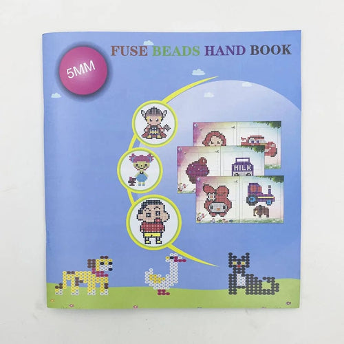 Planet Gates book 5mm 1000PCS  Black white gray blue green purple Hama Beads for Kids Iron Fuse Beads diy Puzzles Pixel Art Gift Children Toy