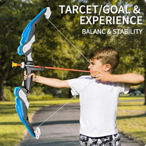 Planet Gates Bow And Arrows For Children Kids Archery Bow Practice Recurve Bow Outdoor Sports Game Hunting Shooting Toy Boys Gift Bow Kit Set