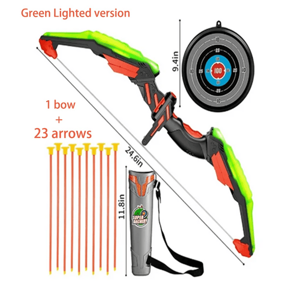 Planet Gates Bow And Arrows For Children Kids Archery Bow Practice Recurve Bow Outdoor Sports Game Hunting Shooting Toy Boys Gift Bow Kit Set