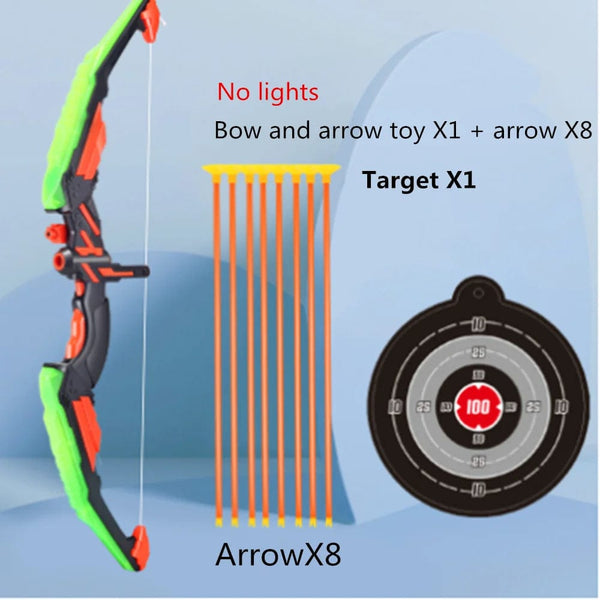 Planet Gates Bow And Arrows For Children Kids Archery Bow Practice Recurve Bow Outdoor Sports Game Hunting Shooting Toy Boys Gift Bow Kit Set
