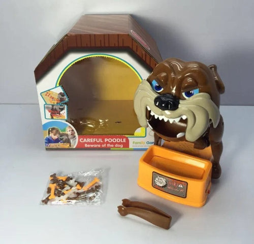 Planet Gates BOX Funny Tricky Toys Bad Dog Chew Bone Action Games Biting Wake Dog Parents Interactive Toys Party Family Game Kids Xmas Gift
