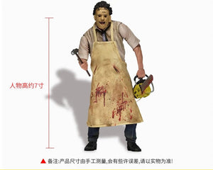 Planet Gates BOX Leatherface Texas Chainsaw Massacre Fortieth anniversary Action Figure Movie Characters Terror Model Doll Collectible Toy Gift