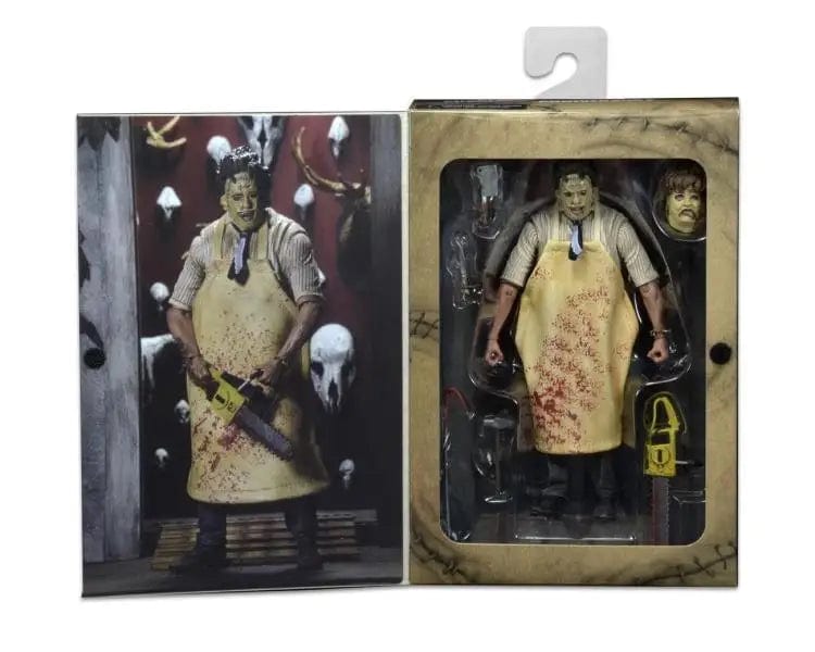 Planet Gates BOX Leatherface Texas Chainsaw Massacre Fortieth anniversary Action Figure Movie Characters Terror Model Doll Collectible Toy Gift