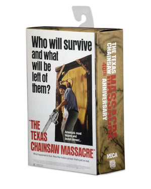 Planet Gates BOX Leatherface Texas Chainsaw Massacre Fortieth anniversary Action Figure Movie Characters Terror Model Doll Collectible Toy Gift