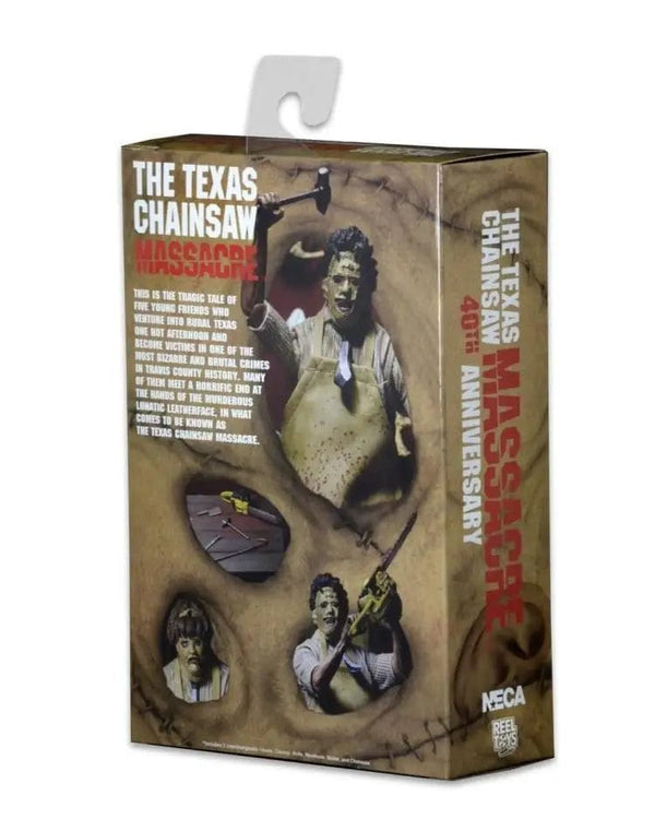 Planet Gates BOX Leatherface Texas Chainsaw Massacre Fortieth anniversary Action Figure Movie Characters Terror Model Doll Collectible Toy Gift