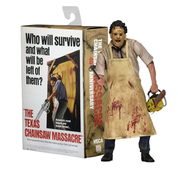 Planet Gates BOX Leatherface Texas Chainsaw Massacre Fortieth anniversary Action Figure Movie Characters Terror Model Doll Collectible Toy Gift