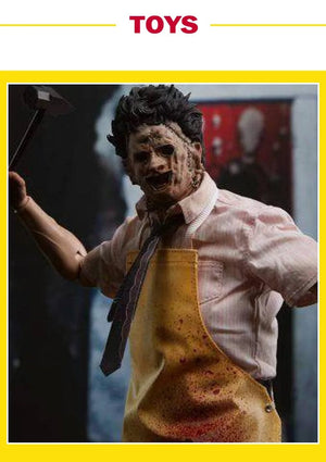 Planet Gates BOX Leatherface Texas Chainsaw Massacre Fortieth anniversary Action Figure Movie Characters Terror Model Doll Collectible Toy Gift