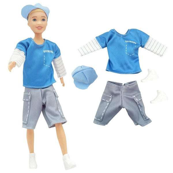 Planet Gates Boy Type F / Doll with Clothes 23cm Boy Doll Full Set 1/7 Kelly Sister Couple Doll with Clothes Girls Dress Up Toys Gifts