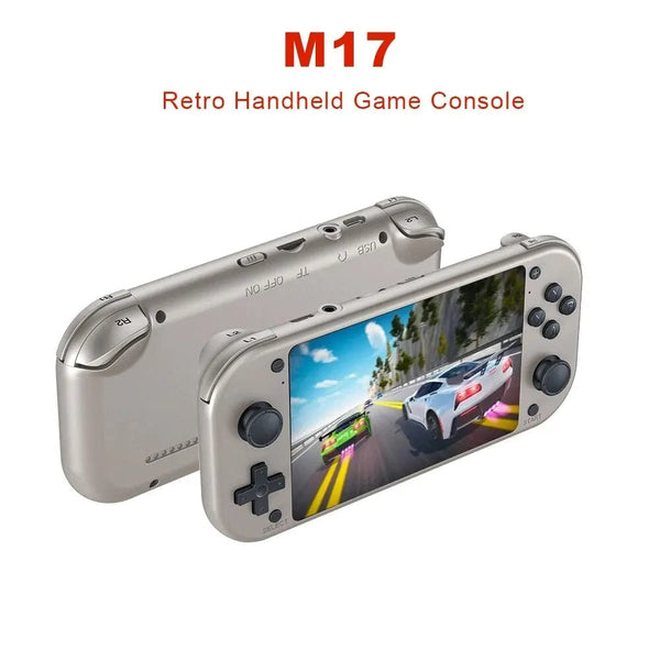 Planet Gates BOYHOM M17 Retro Handheld Video Game Console Open Source Linux System 4.3 Inch IPS Screen Portable Pocket Video Player for PSP