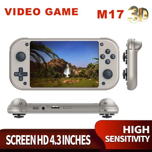 Planet Gates BOYHOM M17 Retro Handheld Video Game Console Open Source Linux System 4.3 Inch IPS Screen Portable Pocket Video Player for PSP