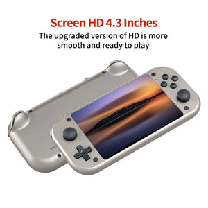 Planet Gates BOYHOM M17 Retro Handheld Video Game Console Open Source Linux System 4.3 Inch IPS Screen Portable Pocket Video Player for PSP
