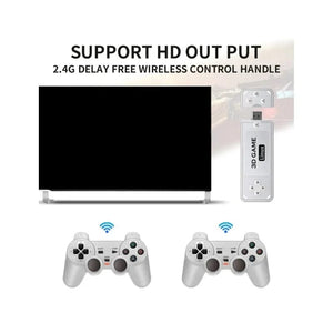 Planet Gates BOYHOM Y6 2.4G Wireless Game TV Stick Retro Family Portable Video Game Console 4K HD Support Multiplayer Games for PS Gifts