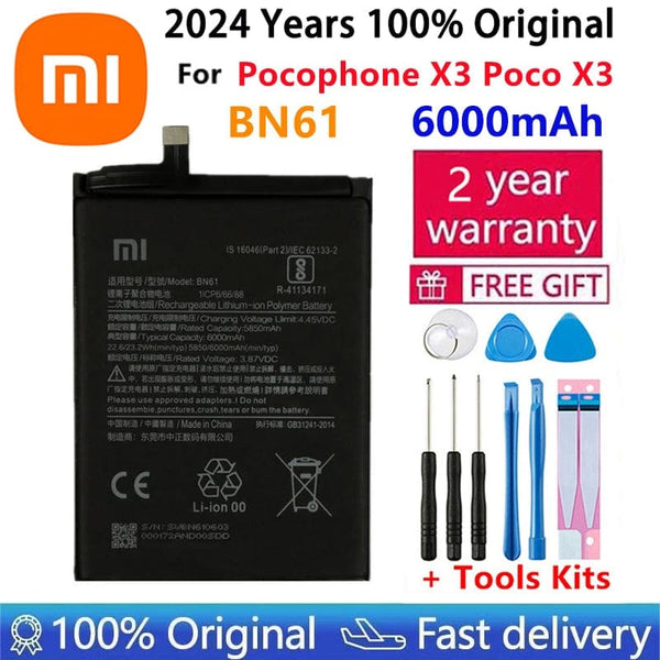 Planet Gates BP40 / CHINA Battery For Xiaomi Mi Redmi Note Poco CC9 K20 F2 F3 K30 M3 X3 M4 K40 X4 X5 7 8 8A 8T 9 9T 10 10S 10T 11 11T 11S 12 12T Lite Pro