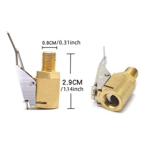 Planet Gates Brass 1pc Automotive Inflatable Pump Connector: Quickly Fill Your Tires With A Press-on Nozzle