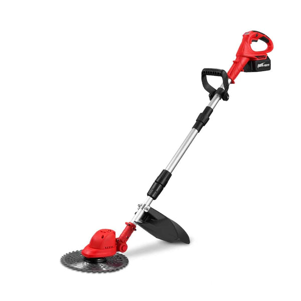 Planet Gates brazil / 2 Battery US Plug 10Inch 4000W Brushless Electric Lawn Mower 36000RPM Cordless Grass Trimmer Length Adjustable Garden Tools For Makita 18V Battery